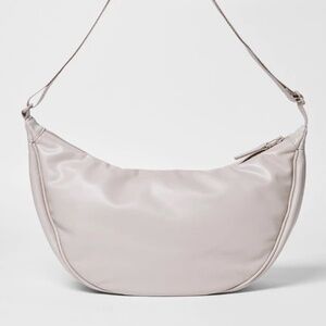 UNIQLO : C Faux Leather Round Half Moon Shoulder Bag / Croissant Bag